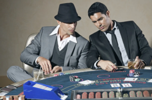 playing poker 