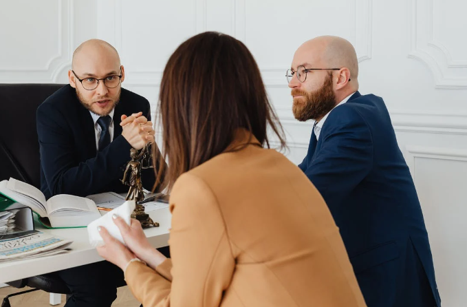 talking to a lawyer